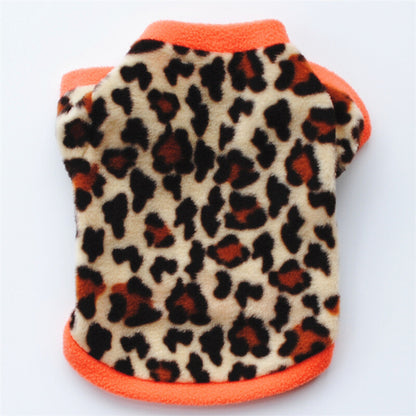 Dog Pet Fleece Clothes Cat Warm Sweater Coat Winter Puppy Jacket Apparel T Shirt
