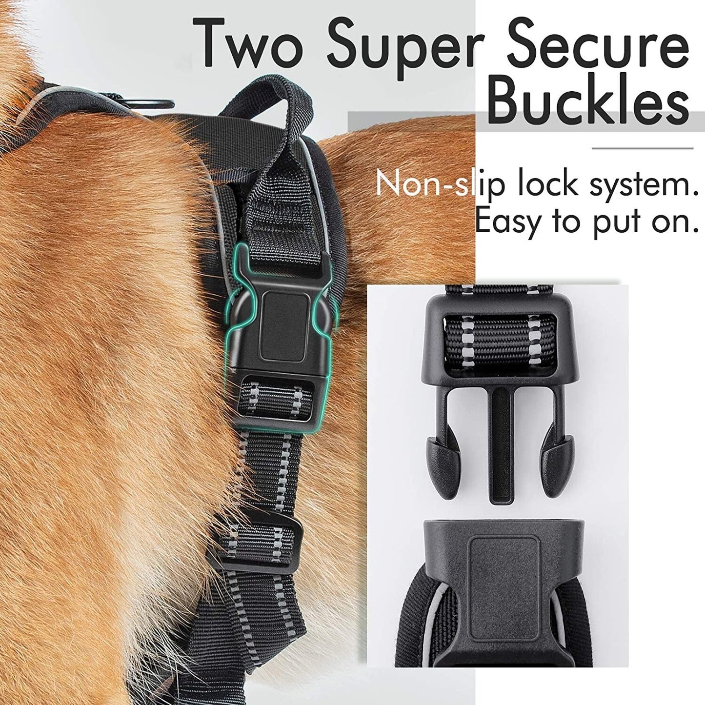 NEW Rabbitgoo Front Range Dog Harness No-Pull Adjustable Outdoor Pet LARGE Size