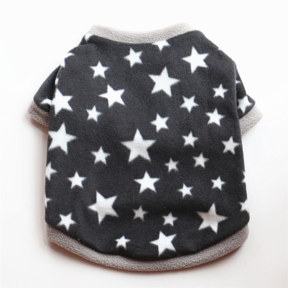 Dog Pet Fleece Clothes Cat Warm Sweater Coat Winter Puppy Jacket Apparel T Shirt