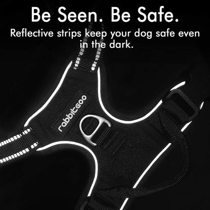 NEW Rabbitgoo Front Range Dog Harness No-Pull Adjustable Outdoor Pet LARGE Size