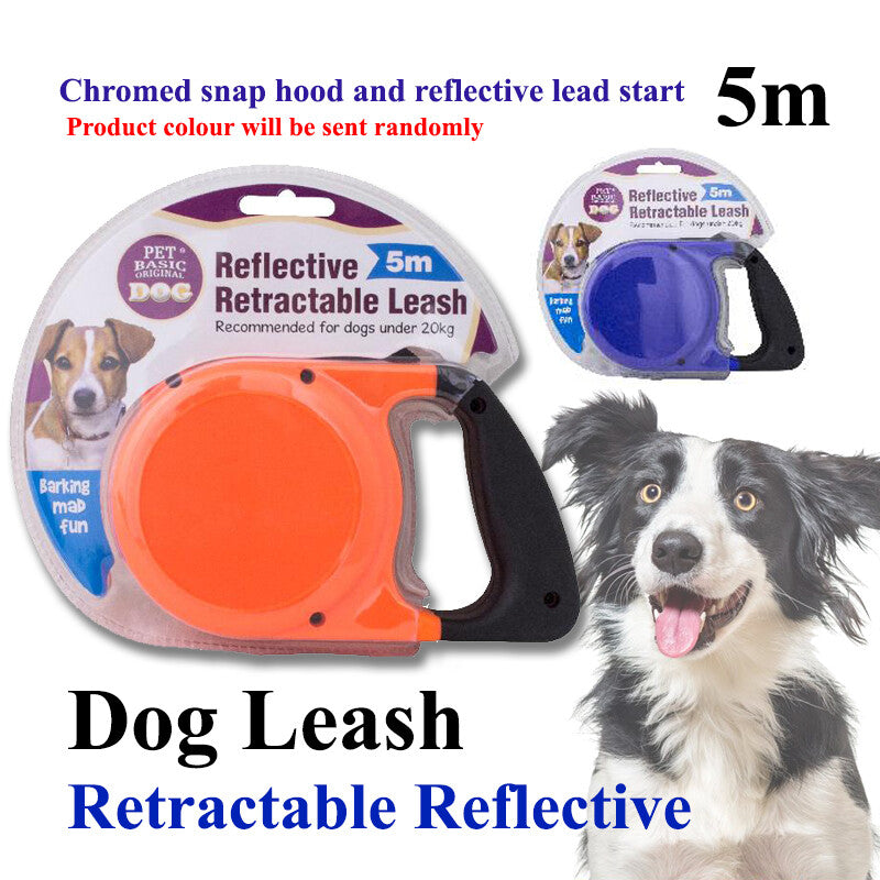 Pet Dog Cat Retractable Extendable Traction Rope Training Walking Leash Lead