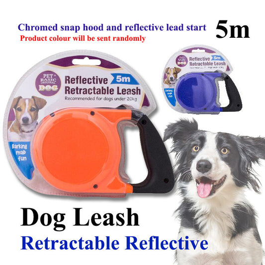 Pet Dog Cat Retractable Extendable Traction Rope Training Walking Leash Lead