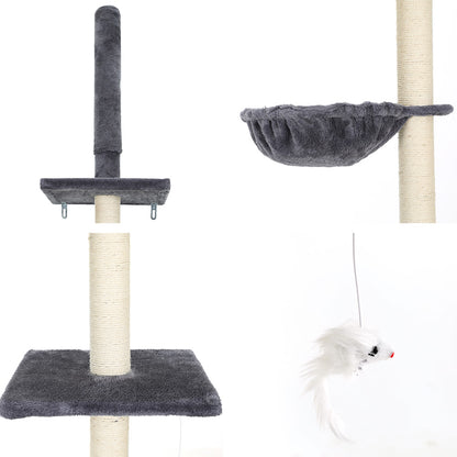 Cat Tree Tower - 260 cm - Grey