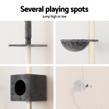 Cat Tree Tower - 260 cm - Grey