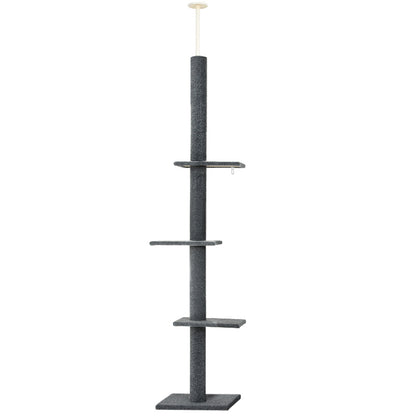 Cat Tree Tower - 290 cm - Grey