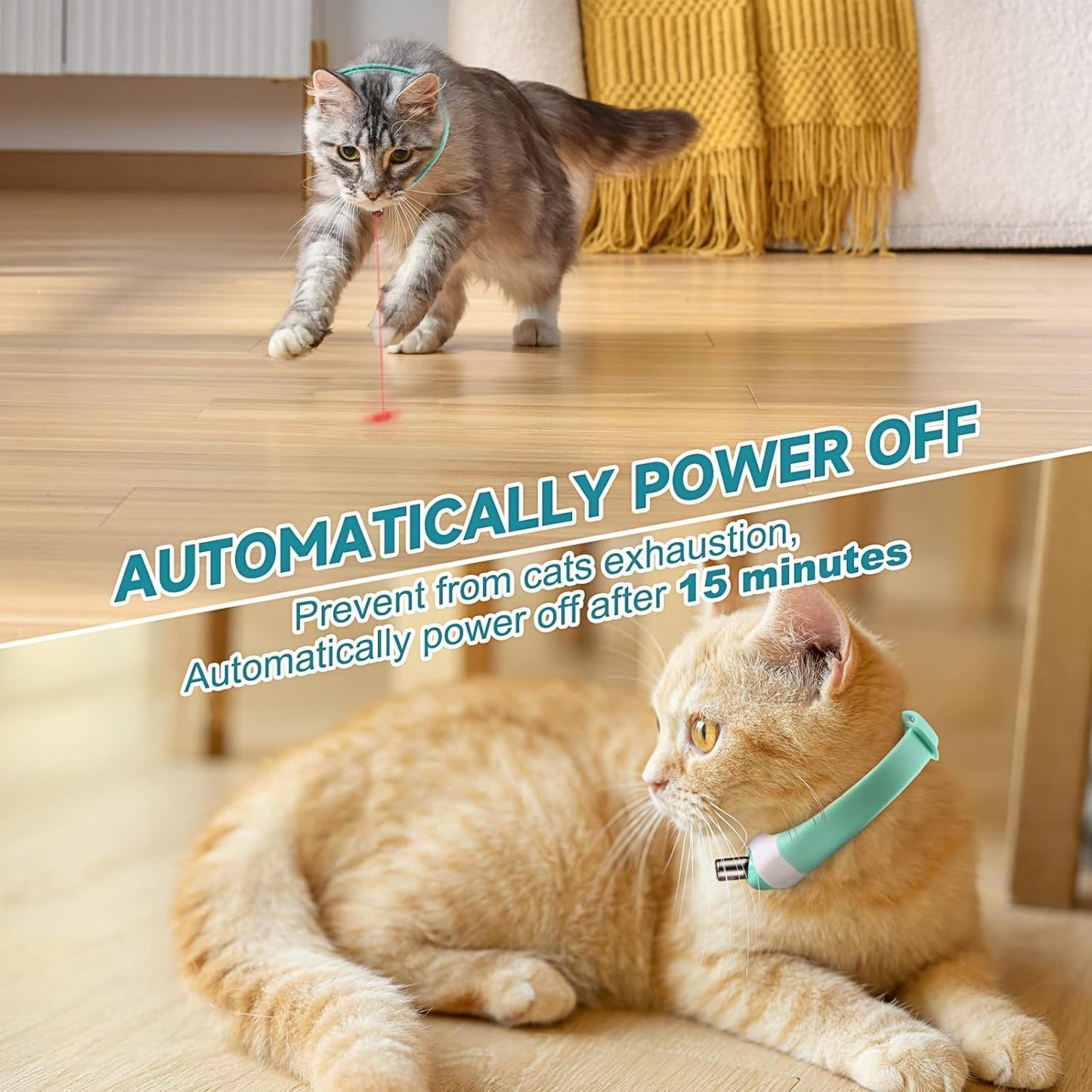 Rechargeable Cat Laser Toy - Red