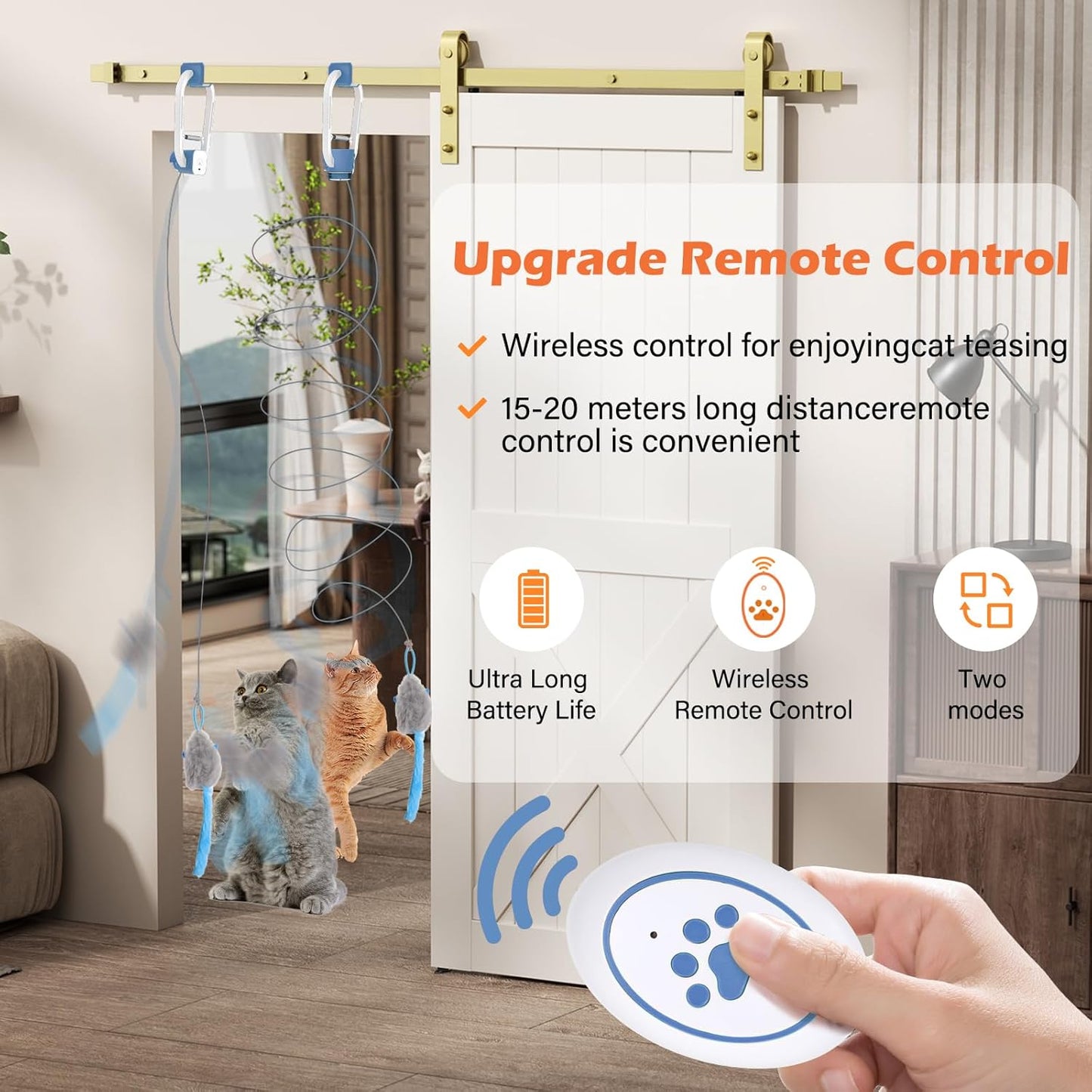 Rechargeable Interactive Cat Toy