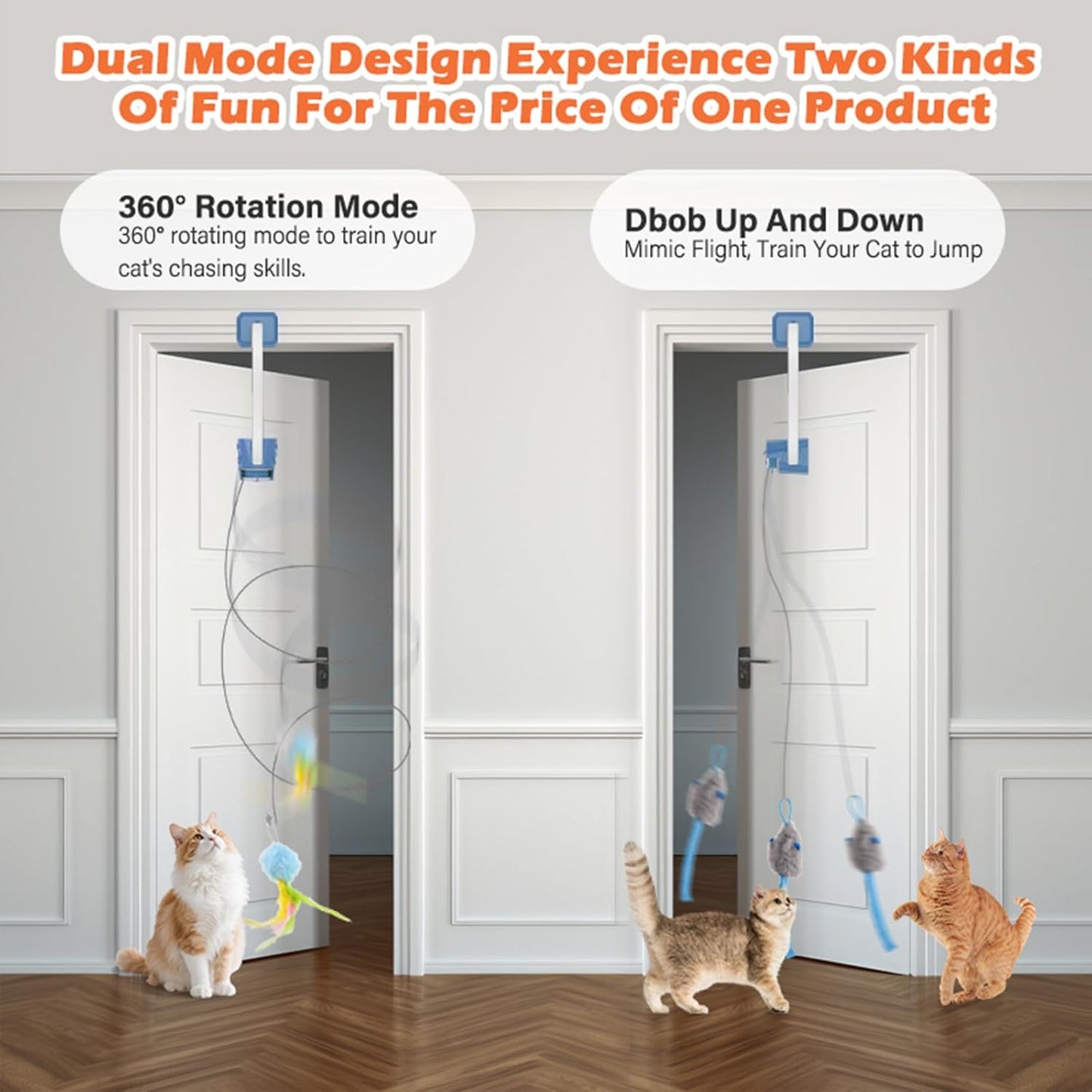 Rechargeable Interactive Cat Toy