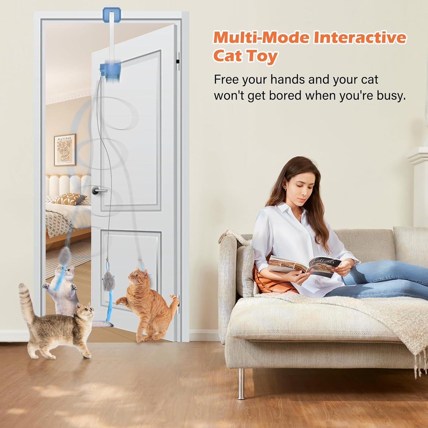 Rechargeable Interactive Cat Toy