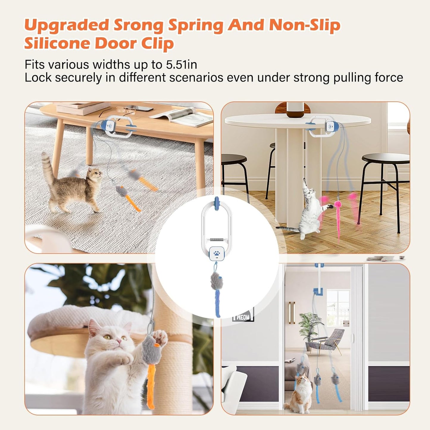 Rechargeable Interactive Cat Toy