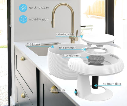 Pet Water Fountain - 2.5L