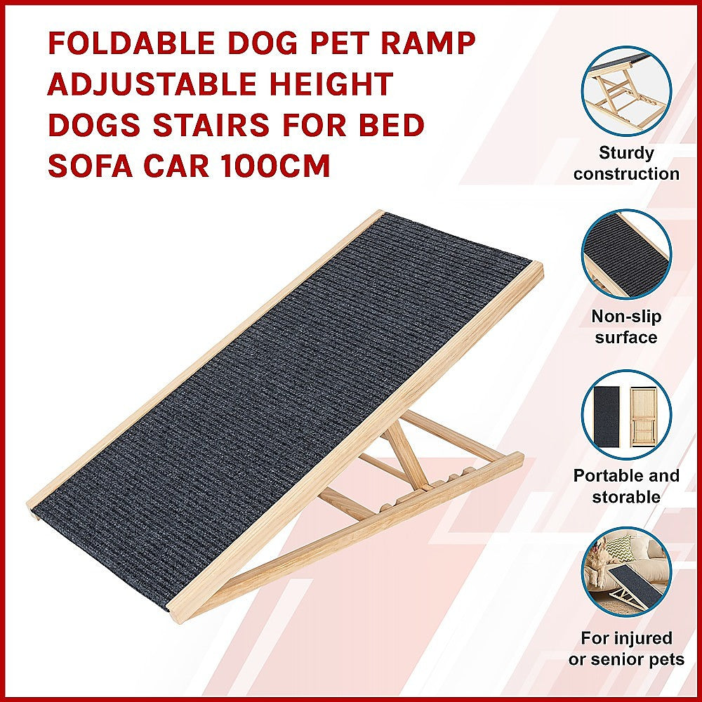 Foldable Dog Ramp - 100 cm