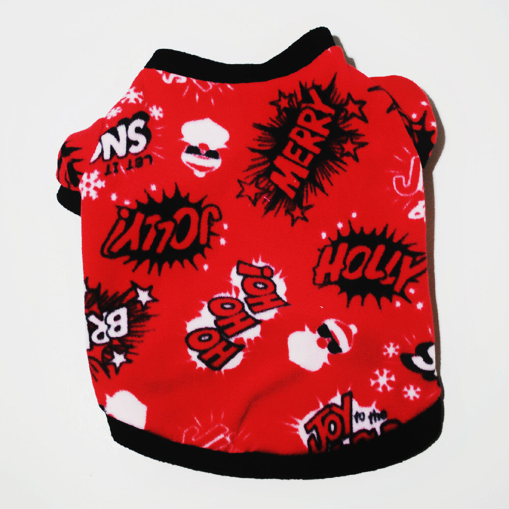 Dog Pet Fleece Clothes Cat Warm Sweater Coat Winter Puppy Jacket Apparel T Shirt