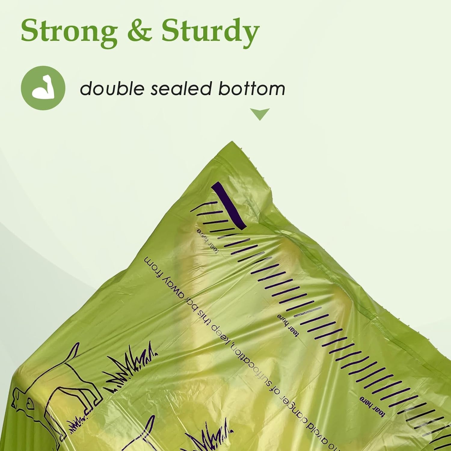 240 Count 13” X 9” Dog Poop Bags Rolls, Leakproof Strong & Sturdy Poop Bags for Dogs, Dog Bags for Poop, Doggie Cat Poop Bags Cats Litter, Waste Bags Poppy Trash Bags for Doggy Pets, Lavender Scented