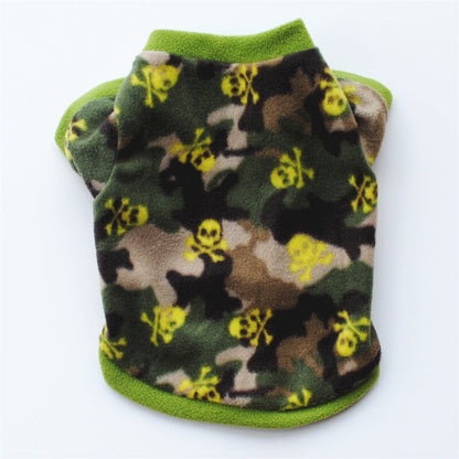 Dog Pet Fleece Clothes Cat Warm Sweater Coat Winter Puppy Jacket Apparel T Shirt